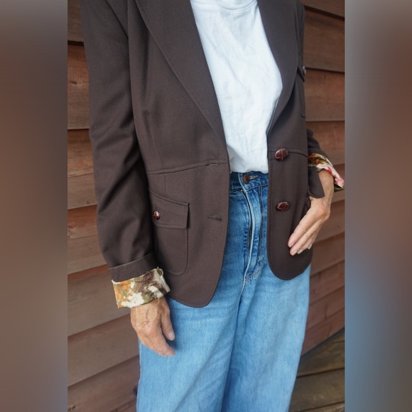 OLSEN (Europe) Classic Brown Blazer - Picture 9 of 10